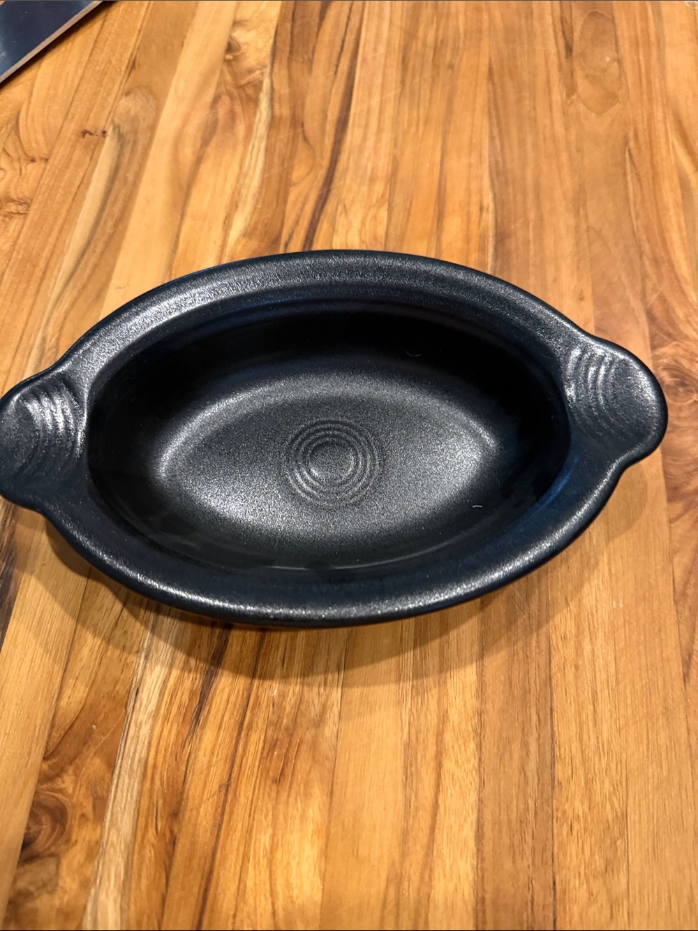 Fiestaware Black Individual Casserole